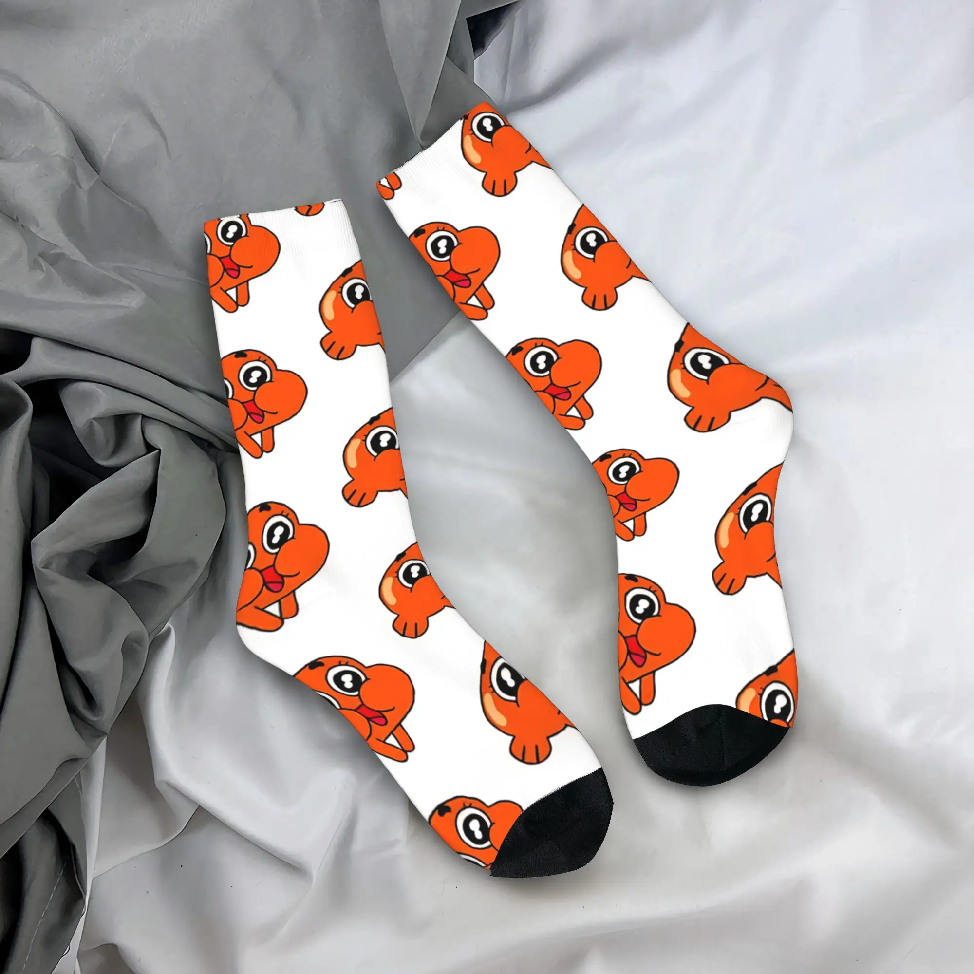 

Носки Sweet Darwin Watterson Gumballs, антибактериальные, мужские, мягкие, дышащие, для активного отдыха, осенние, в стиле ретро, на заказ