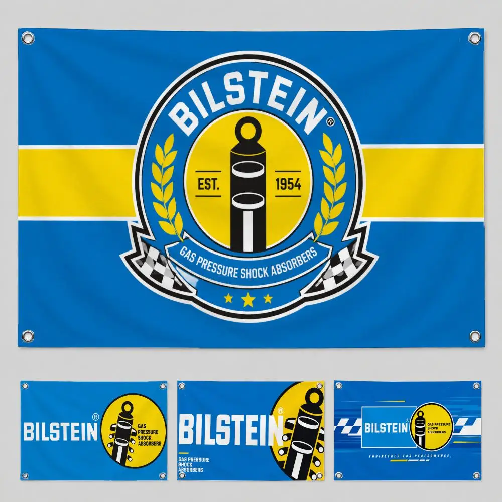 Brand Bilstein Flags Home Yard & Garden Decor Banner - Indoor Outdoor Wall Hanging Flag
