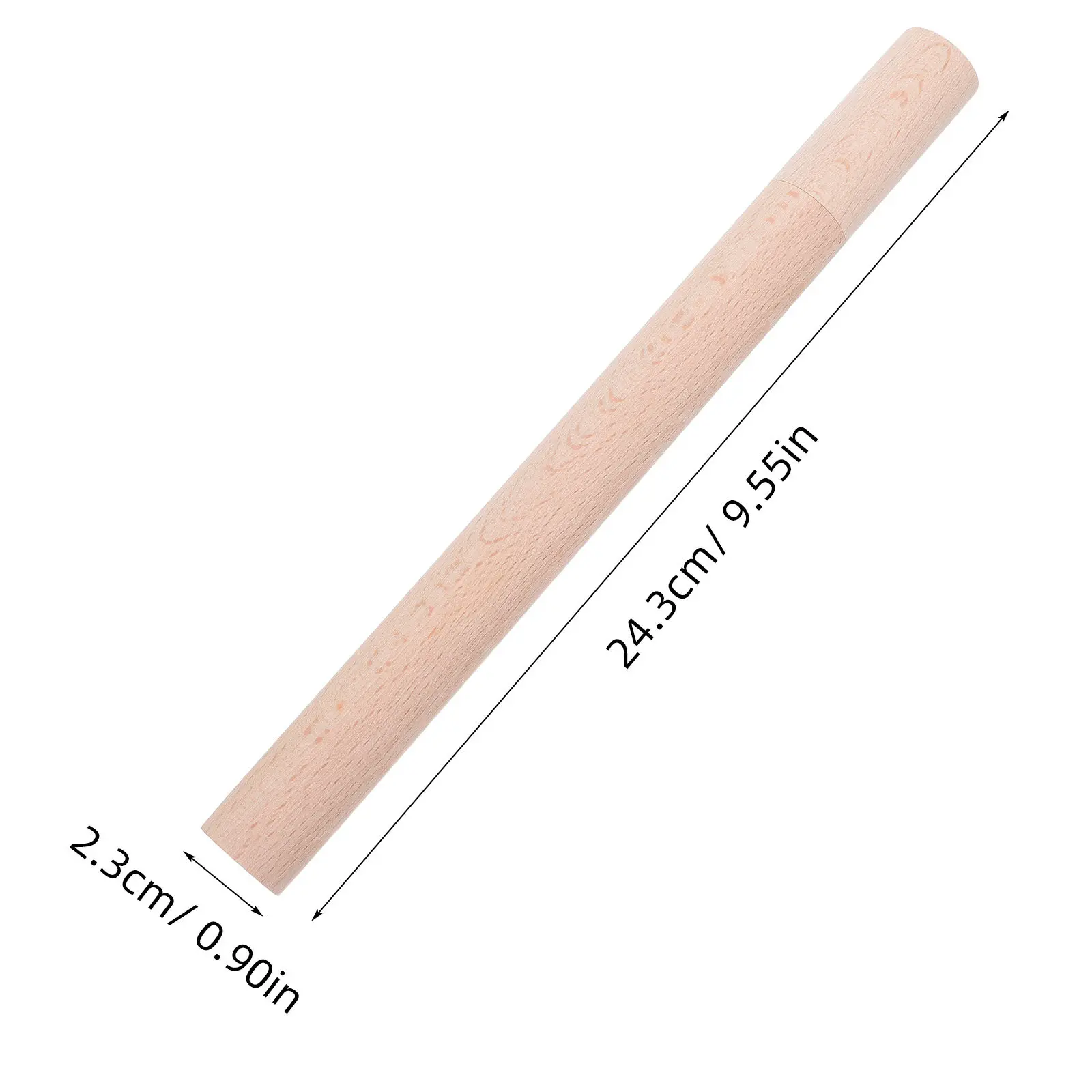 Wood Storage Tube Round Poster Carrier Tube for Document Protection Mailing Shipping Organizer Office Home Document Holder view 3