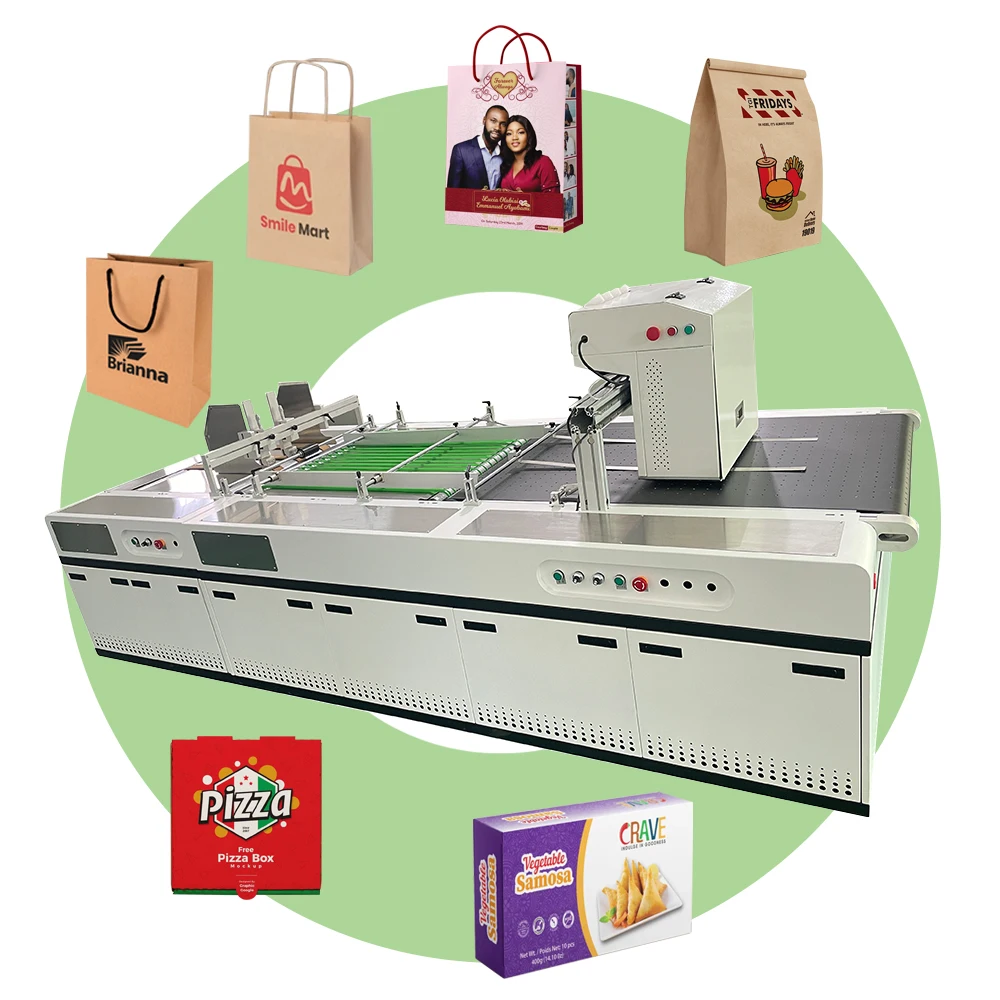 Impresora plana de alta velocidad, completamente automática, personalizable, para vasos de papel, tazón de papel, caja de Pizza, impresora Digital a Color