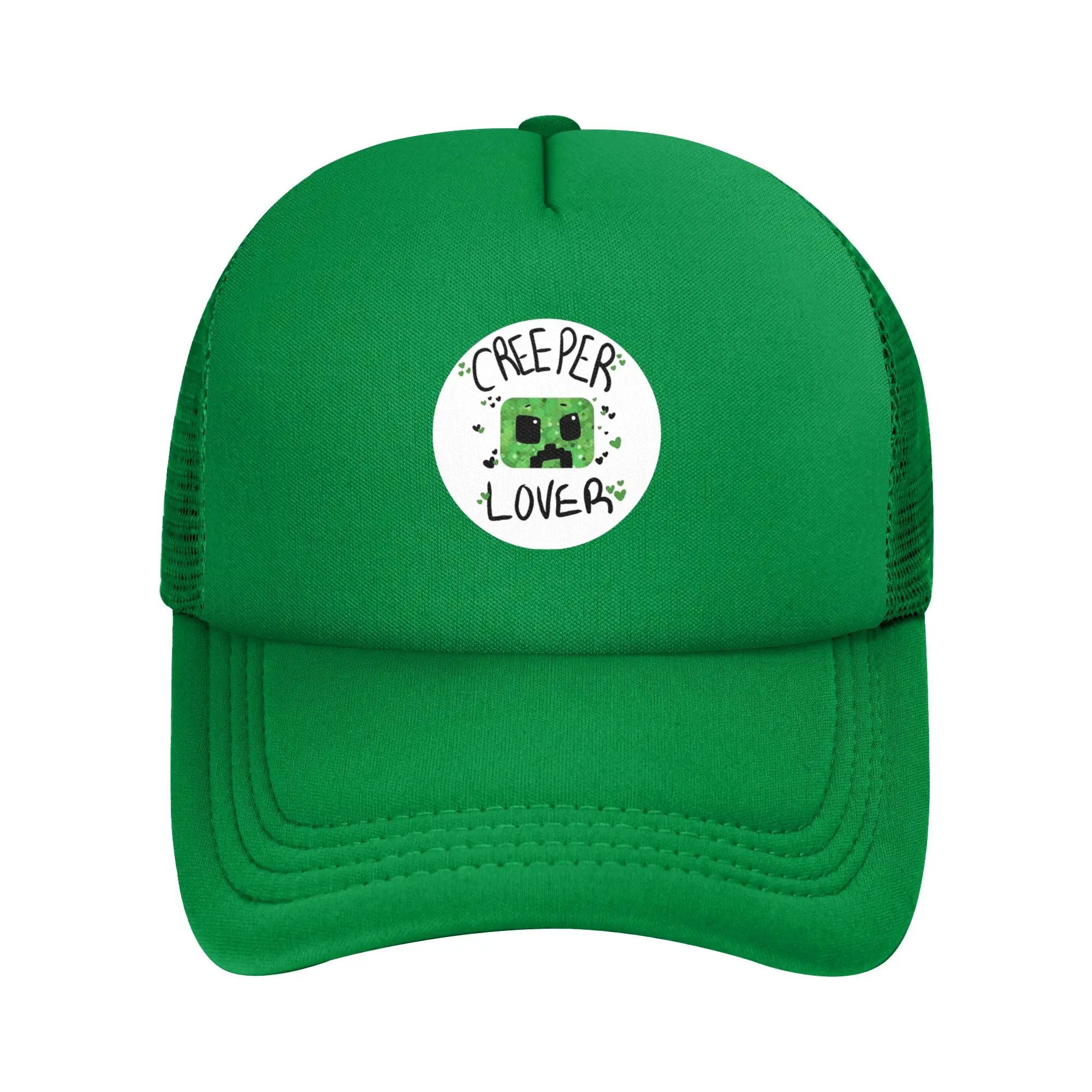 Adult Creepers Lover Trucker Hat Mesh Baseball Cap Polyester Dad Hat Trucker Worker Cap Breathable Fishing Hat Summer