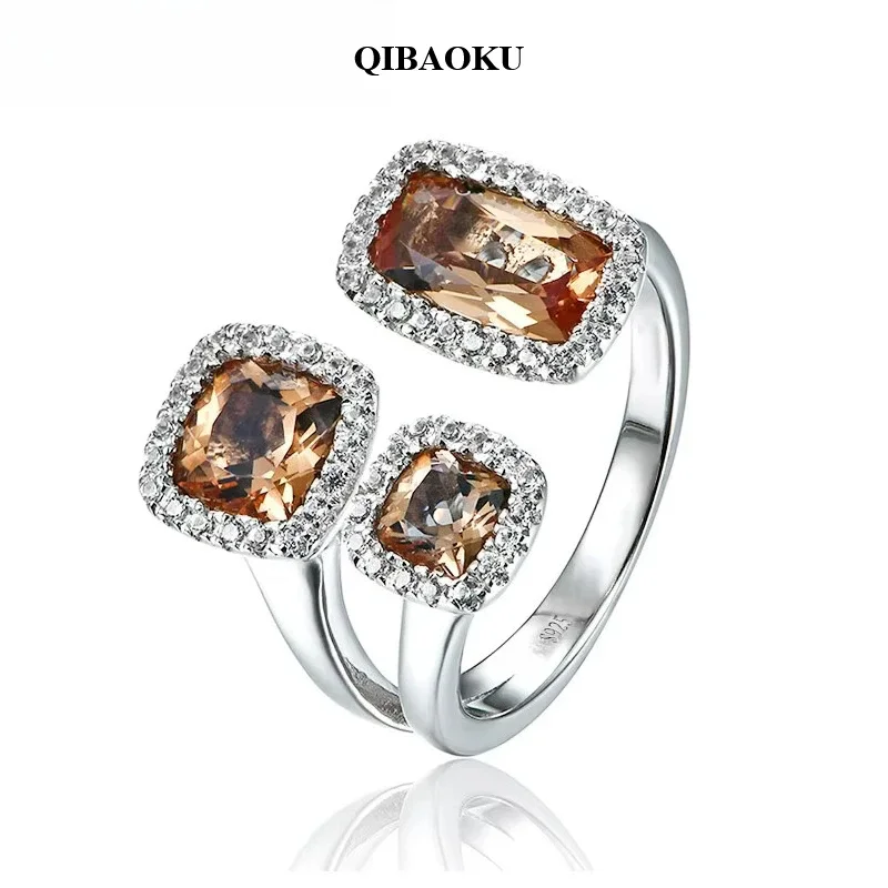NASIA Zultanite S925 Sterling Silver Ring Faced Created Sultanite Stone Color Changes Special Style for Rings Gifts 2026