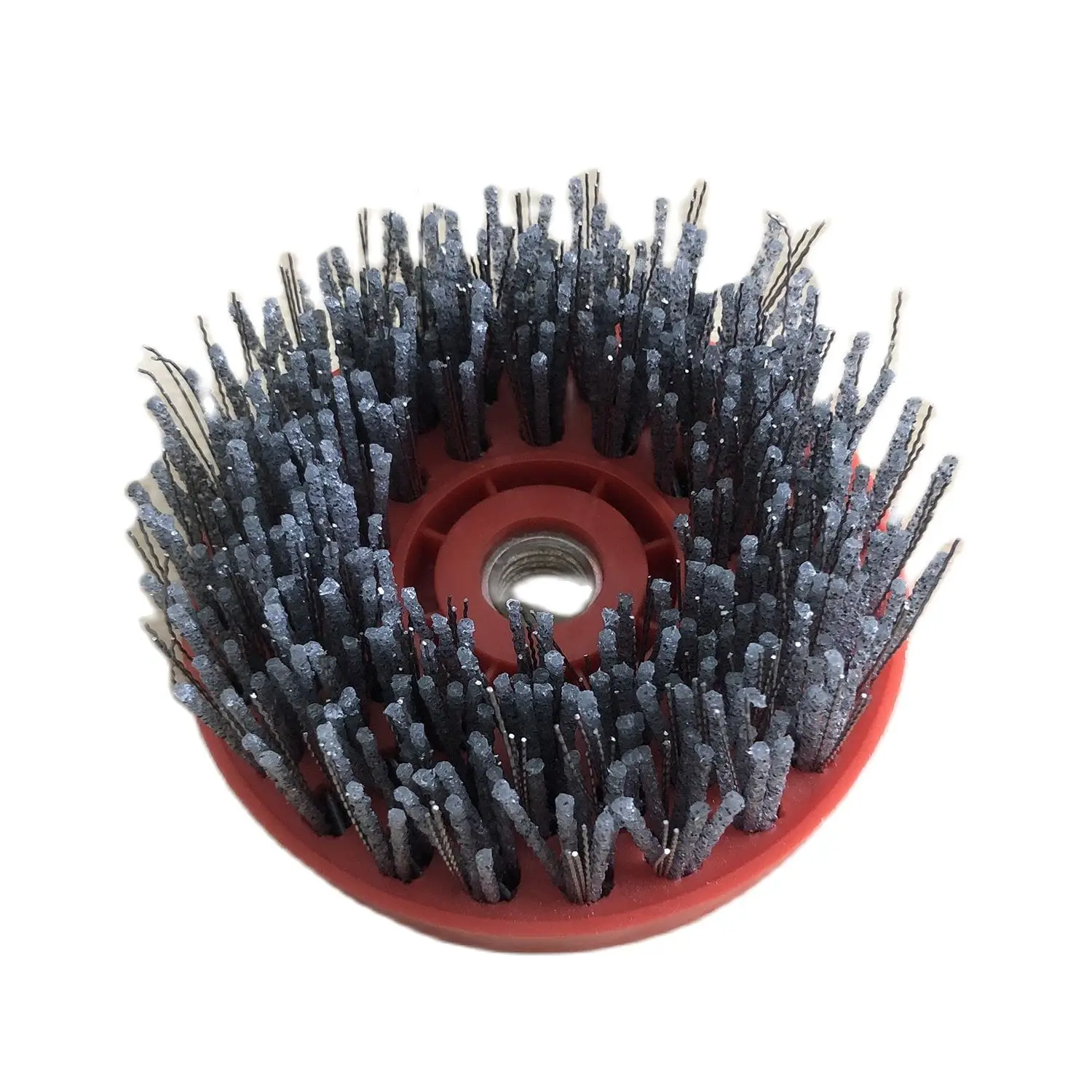 4inch 110mm Circular Compound Stone Abrasive Diamond Antique Steel Wire Brush For Marble Granite Surface Polishing And Cleaning