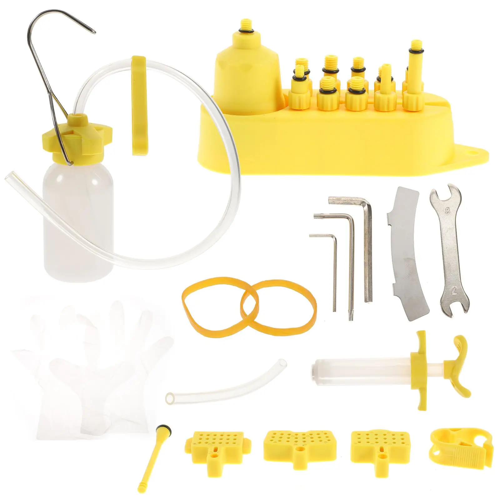 

Disc Brake Filling Tool Versatile Repair Kit Hydraulic Oil Bleed Bike Portable Mountain Maintenance