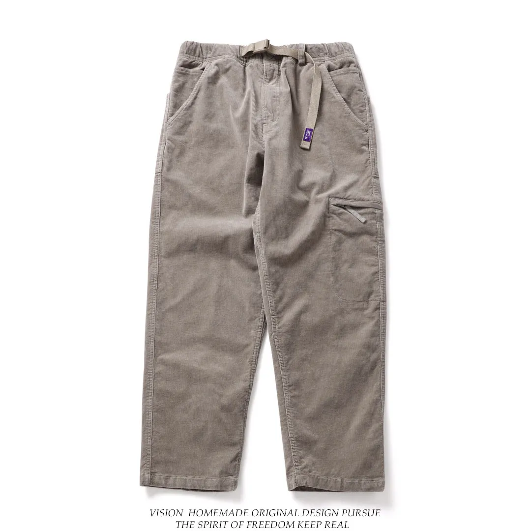 

Мужские повседневные брюки-карго из плотного вельвета в японском стиле Cityboy, 100% хлопок, с множеством карманов, свободного кроя, коллекция Осень/Зима 2026