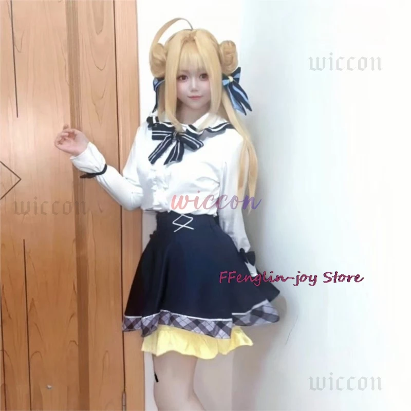 Game Hamidashi Creative Izumi Hiyori Cosplay Costume Adult Women Girls JK Skirt Suit Wig Halloween Uniform Outfit