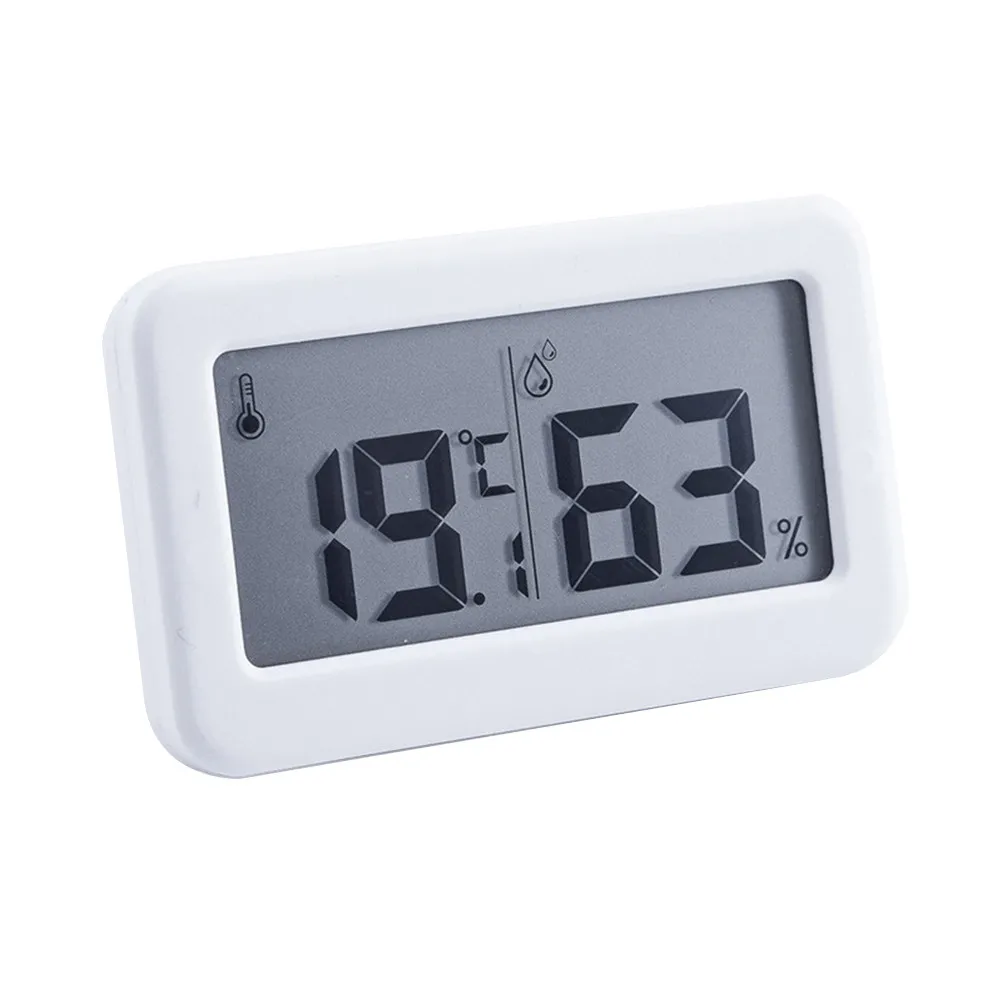 Thermomètre numérique et hygromètre 2-en-1 avec horloge et station météo pour chambre à coucher, maison et chambre d'étudiant