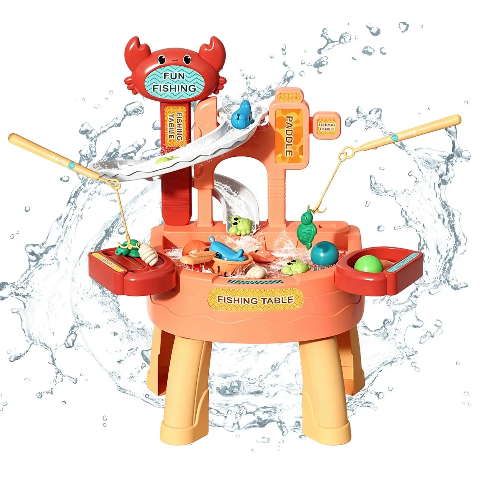 Water Table For Kids Summer Outdoor Toy Play Sink With Running Water For Boys Girls Preschoolers Backyard Patio Beach Camping