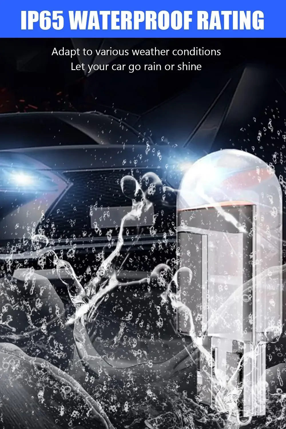 2 قطعة T10 LED لمبة W5W 194 168 192 زجاج 6000 كيلو أبيض 12 فولت قبة السيارة الداخلية/القراءة/فوتويل/المحيطة/صندوق القفازات ضوء COB