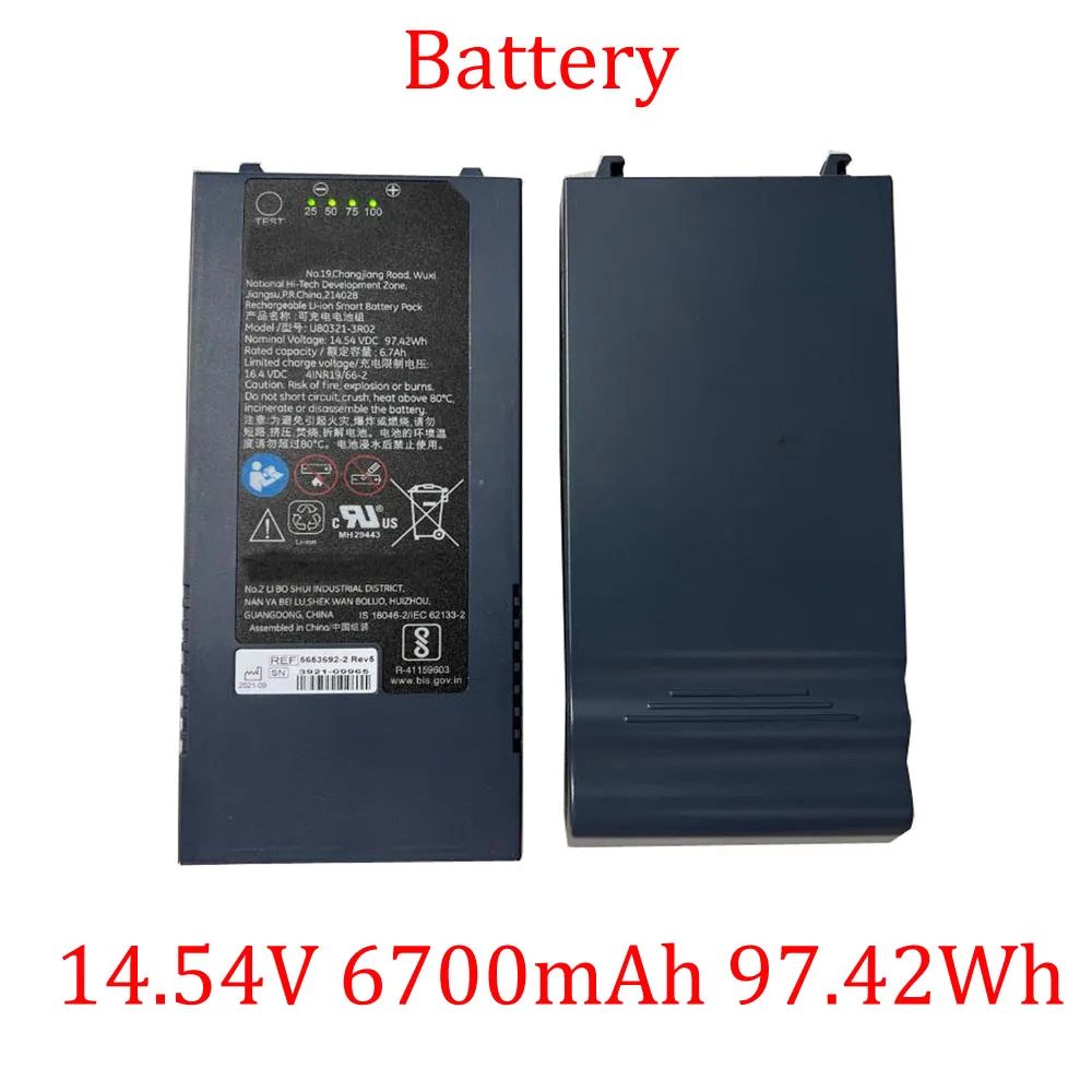 

Аккумулятор для ноутбука GE Healthcare U80321 U80321-3R02 5653692 -2 DC 14,54 В 6700 мАч 97,42 Втч Новый