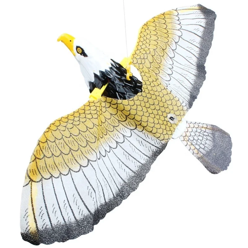 New Hot Simulation Bird Interactive Flapping Bird Cat Toys 2024 Electric Hanging Eagle Flying Bird for Cat Teaser Play Indoor