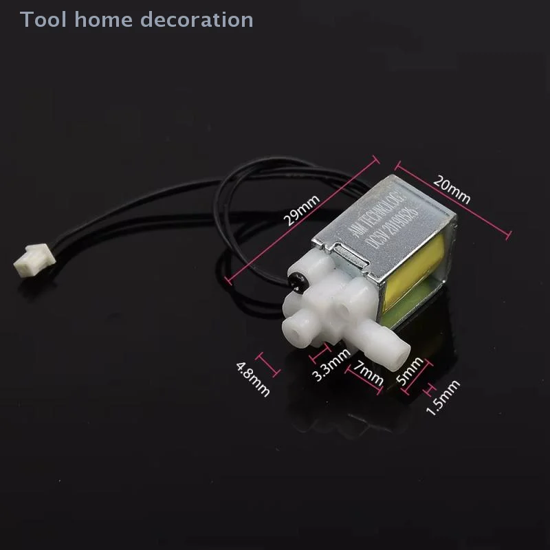 1x DIY DC5V Мини 2-позиционный электромагнитный водяной клапан с микроуправлением, электромагнитный ирригационный клапан