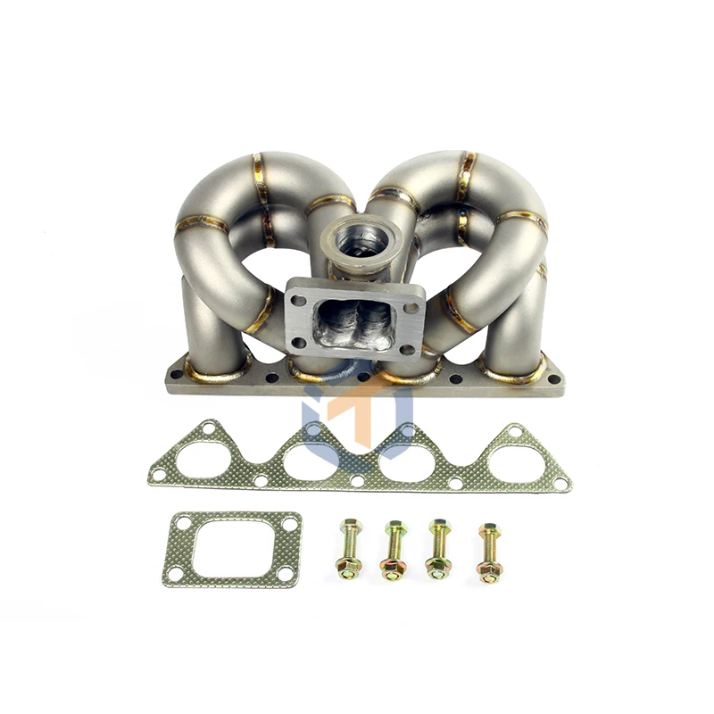 

Выпускной турбо коллектор для Honda / Acura B16/B18 B-Series T3 Ram Horn 44mm WG