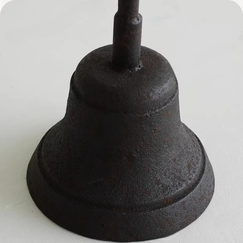 Wabi-Sabi Floor Candle Holder Vintage Iron Zen Decor Rustic Antique Candleabra Home Interior Meditation Aesthetic Centerpiece view 5