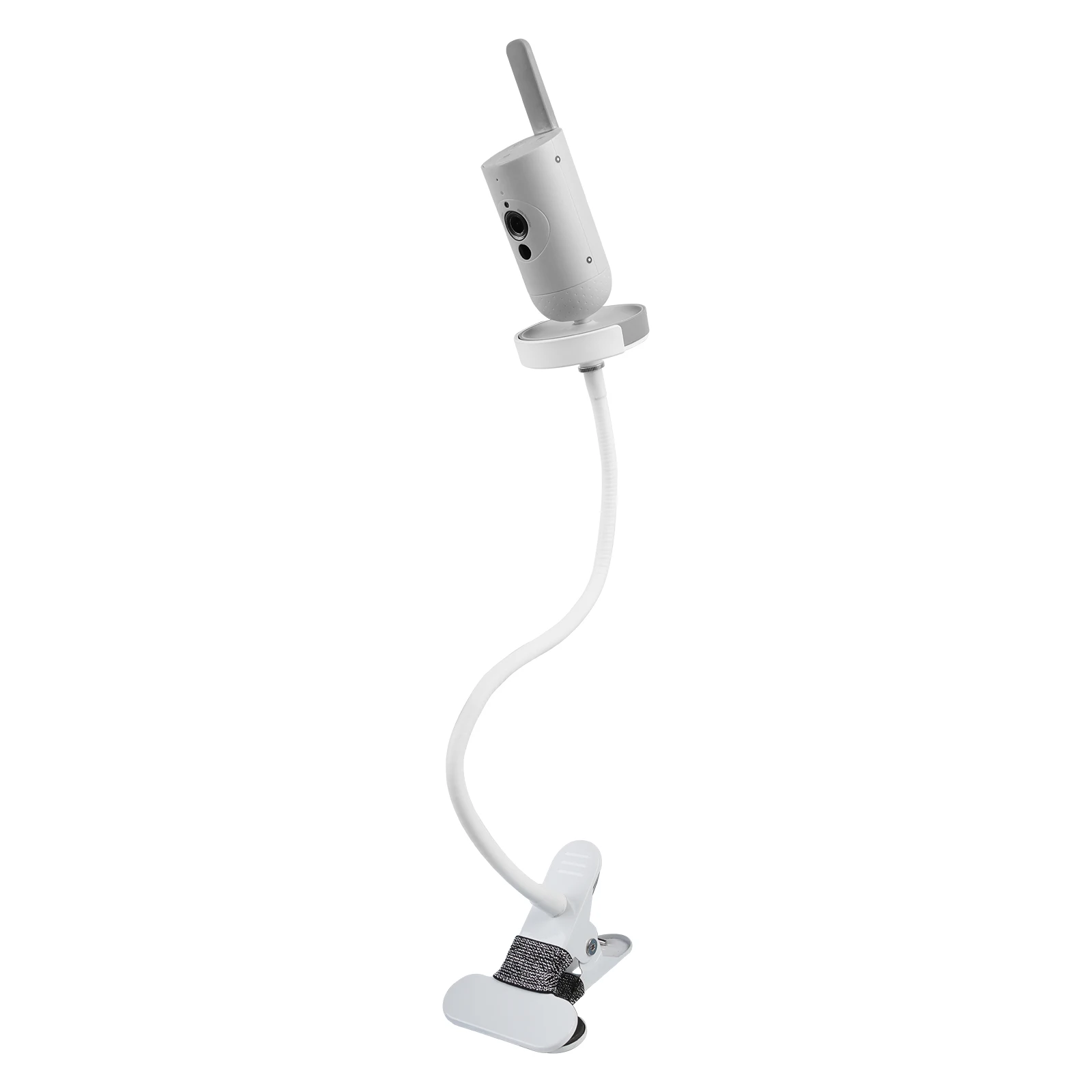 Flexible Clip Clamp Mount with Base For Philips Avent Connected SCD923/26 Baby Monitor,Clip to Crib Cot Shelves or Furniture