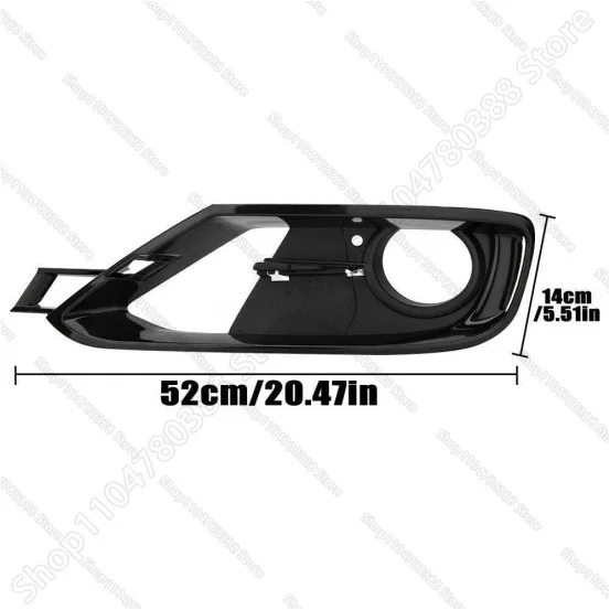 المصد الأمامي الضباب ضوء الحافة غطاء مصبغة الكسوة ل 2012-2015 3 سلسلة (F30 F31) 51117300739 51117300740 51117293105 51117293106 #6