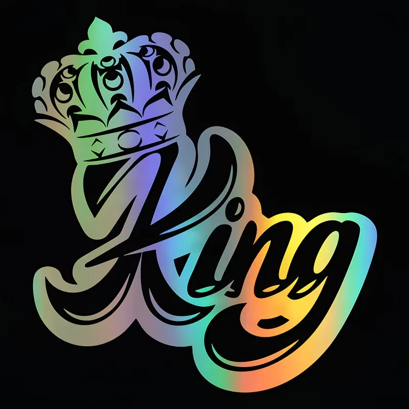

5.91inch Prince Wearing Crown Fun Vinyl Motorcycle Car Sticker Decal Anime Cute Car Decoration Sticker, Bumper Sticker Category: ​ Car Decals