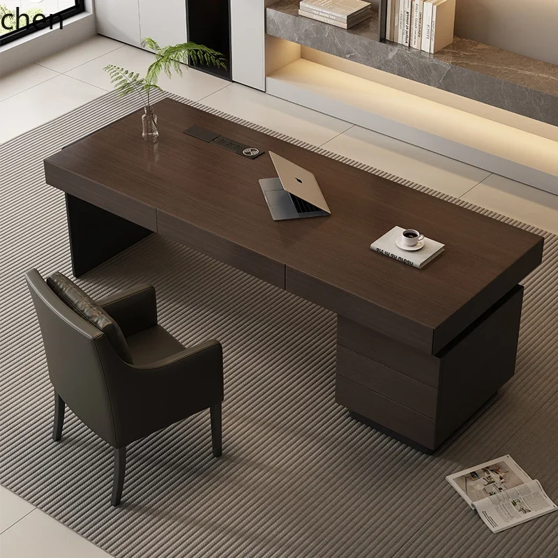 d2 household high-end study desk and chair combination light luxury modern simple designer electric