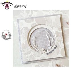 Piggy Craft metal cutting dies cut die mold Easter flowers eggs Scrapbook paper craft knife mould blade punch stencils dies