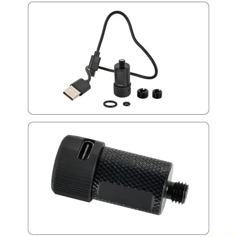 M5TC Aluminum Bows Sight Light With Blue Beams Adjustable Brightness & Thread Adapter