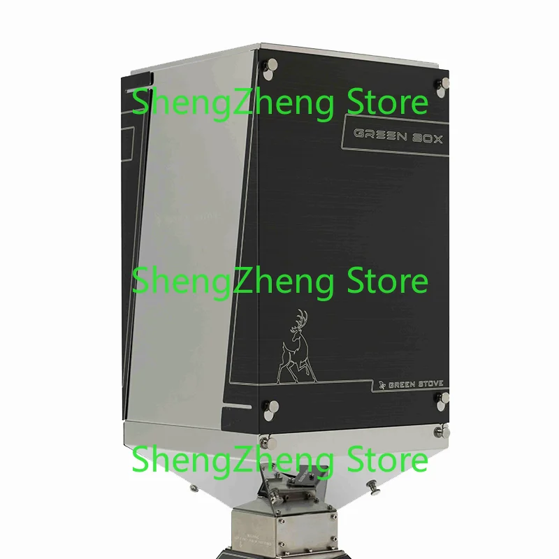 Green Box Large Capacity Foldable Biomass Particle Fuel Bin （Individual boxes do not include engines）