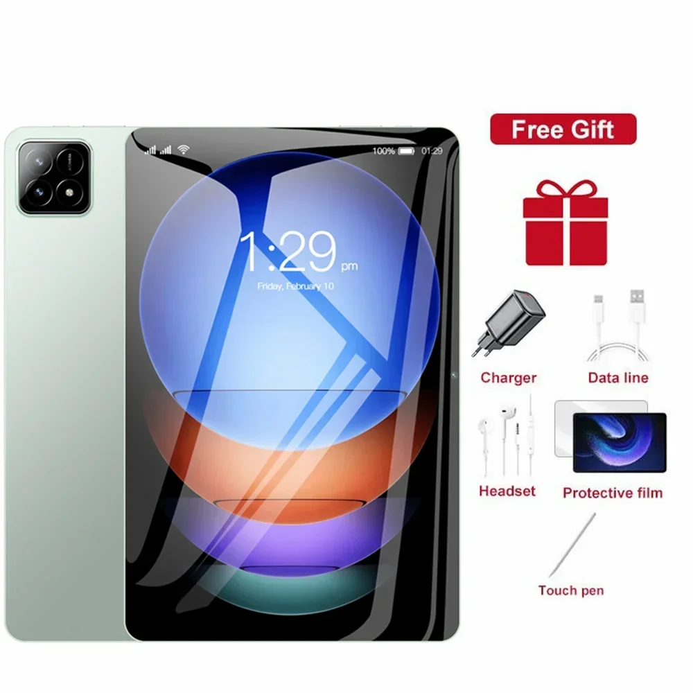 2025 Originele Pad 7S Pro Tablet PC Android 14 Tabletten 10.1inch Snapdragon 8 gen3 5G Dual SIM Tab 22GB + 2TB 20000mAh WiFi Google - afbeelding 1