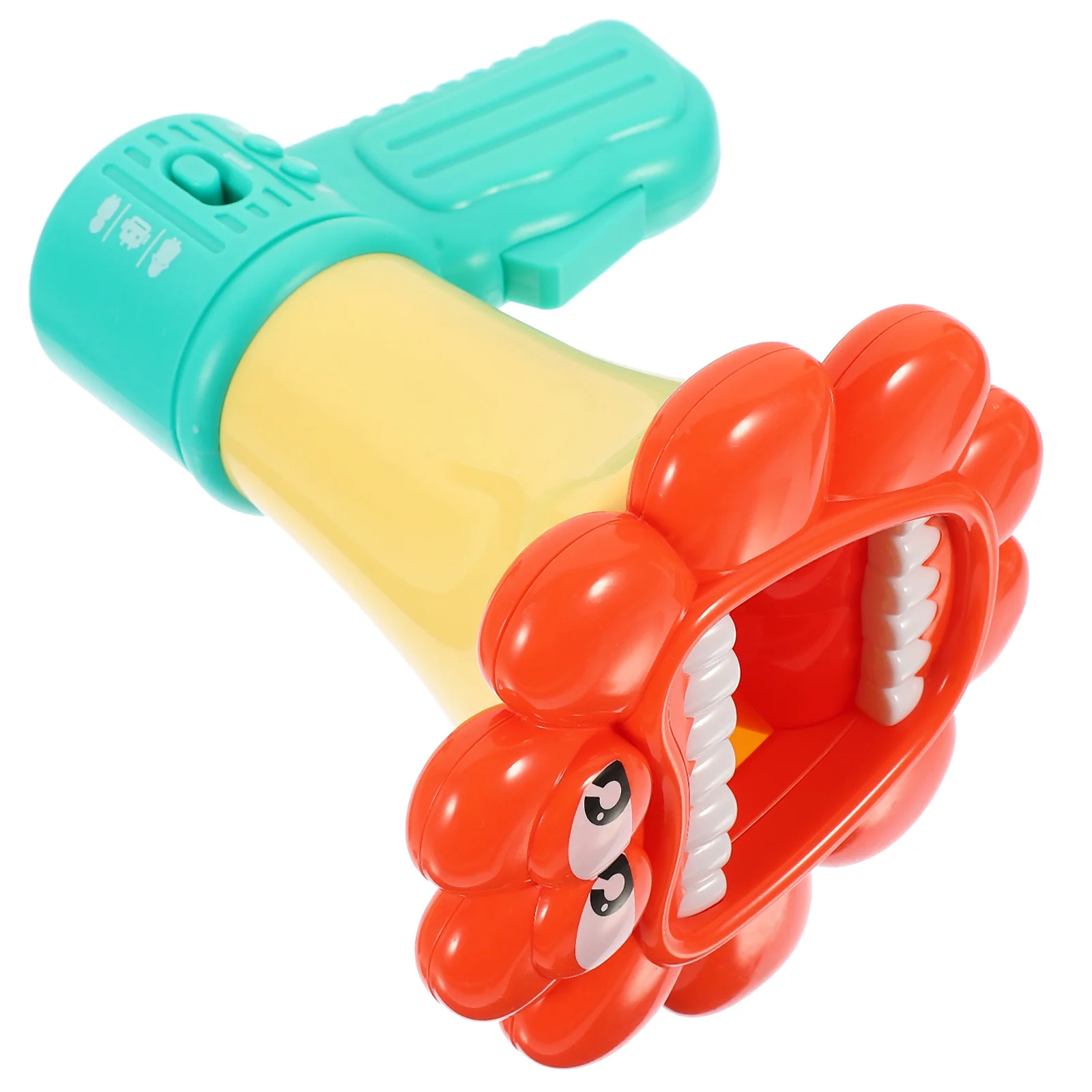 1pc キッズボイスチェンジャートランペットプラスチック電子サウンドアンプステージパフォーマンス教育スポーツ応援ホーンスピーカー