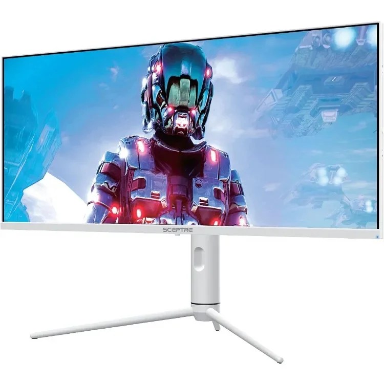 ميزات فريدة. شاشة IPS 34 بوصة بيضاء فائقة الاتساع 3440 × 1440 بكسل HDR400 1 مللي ثانية حتى 144 هرتز 95% DCI-P3 PIP PBP DisplayPort HDMI USB-C He