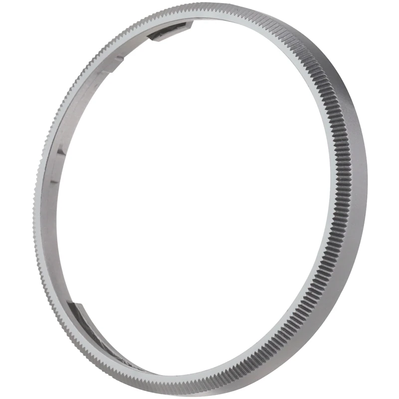 Haoge RRC-GR3XT Silver Grey Metal Decorate Ring for RICOH GR3X/GRIIIX Camera accessories replaces GN-2