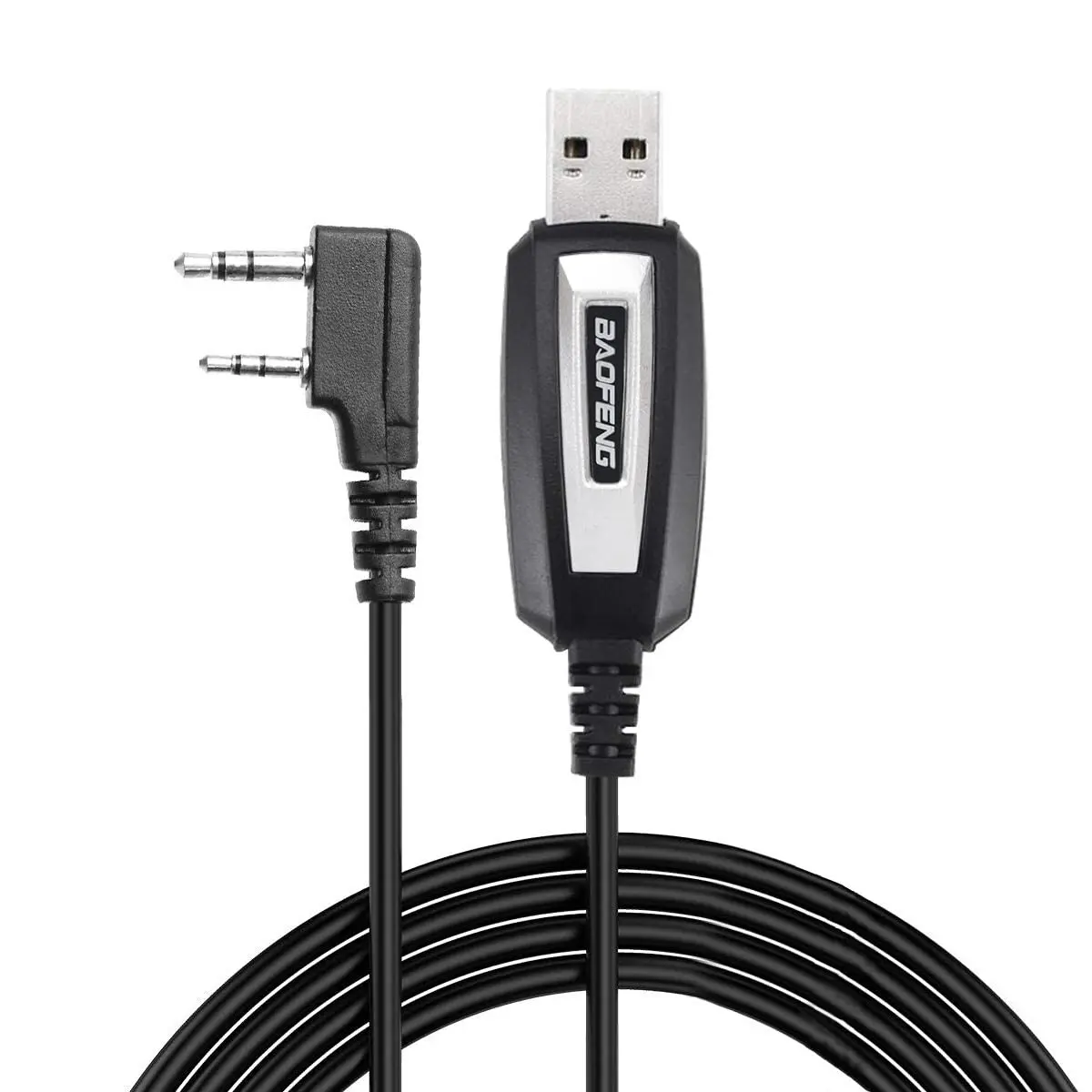 USB Programming Cable CH340 Chip Compatible With Driver CD for BaoFeng UV-5R BF-F8HP 5RM UV-21R GMRS UV-5G Plus GM-15PRO GM-5RH