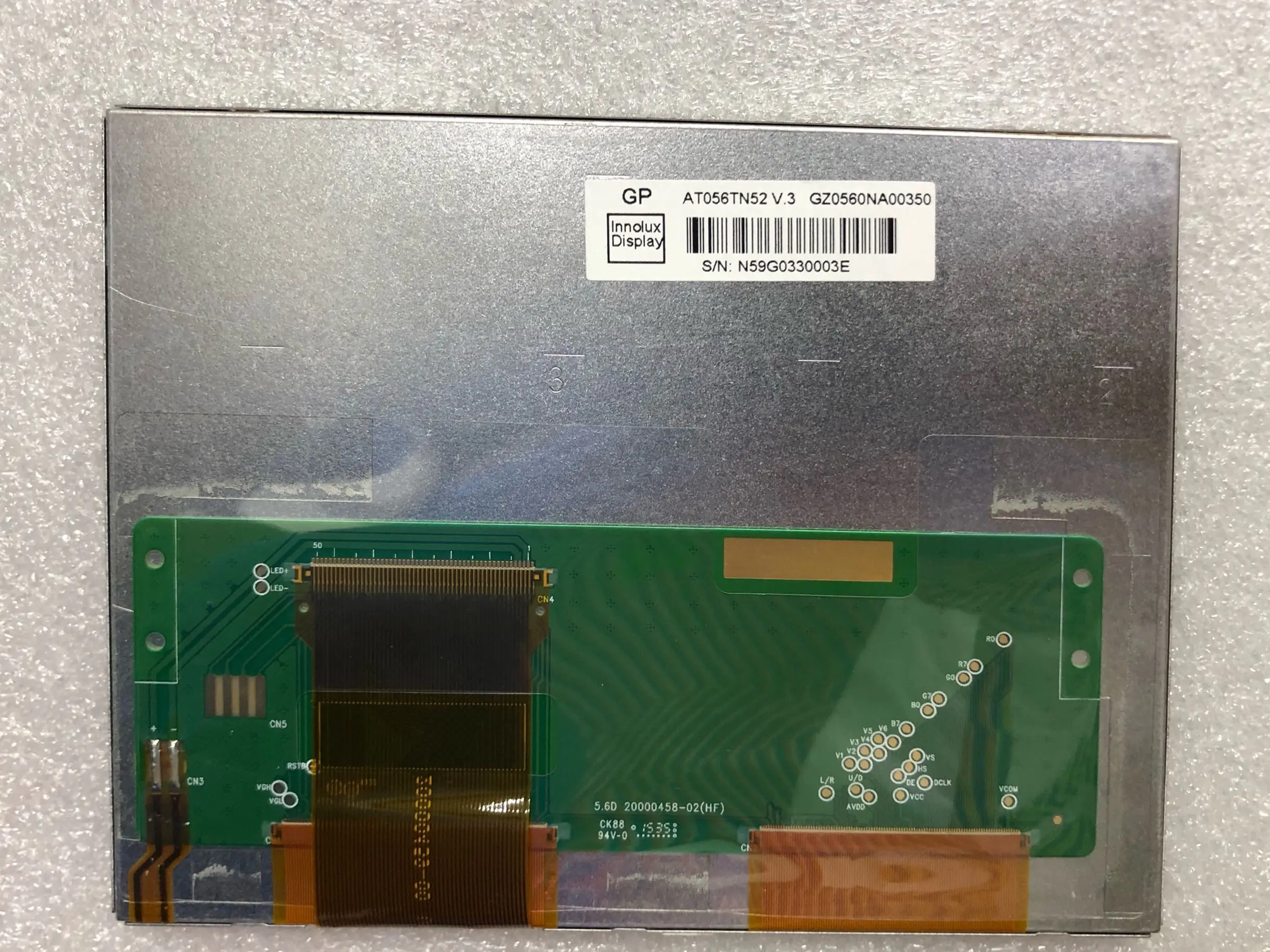 Écran LCD, AT056TN52, V.3