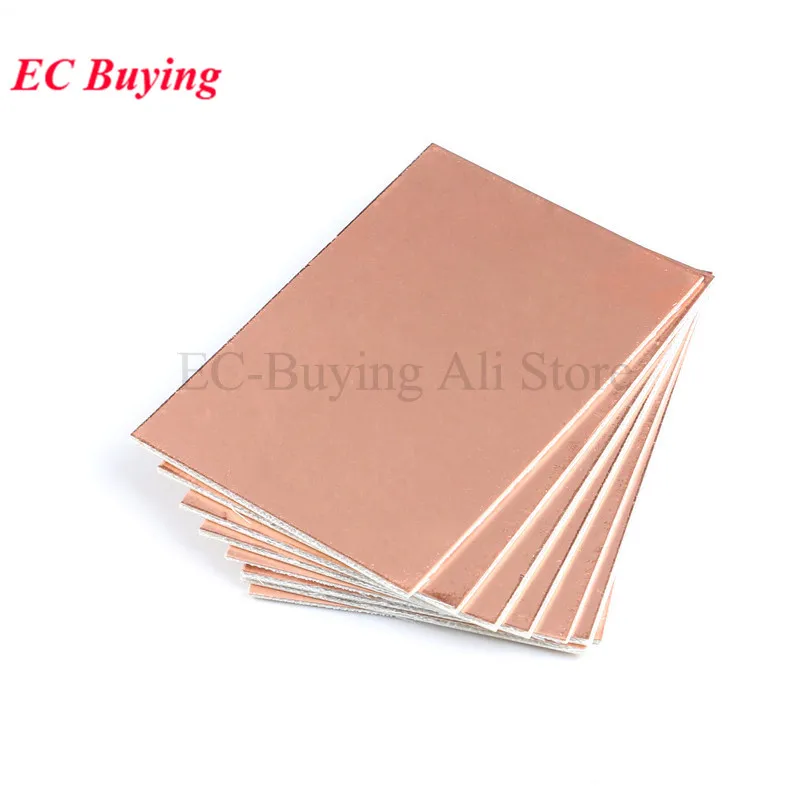 5 pz Doppio Lato Piastra Rivestita In Rame 10*10 cm FAI DA TE PCB Kit Circuito Laminato 10x10 cm Materiale In Fibra di vetro Scheda Universale PCB