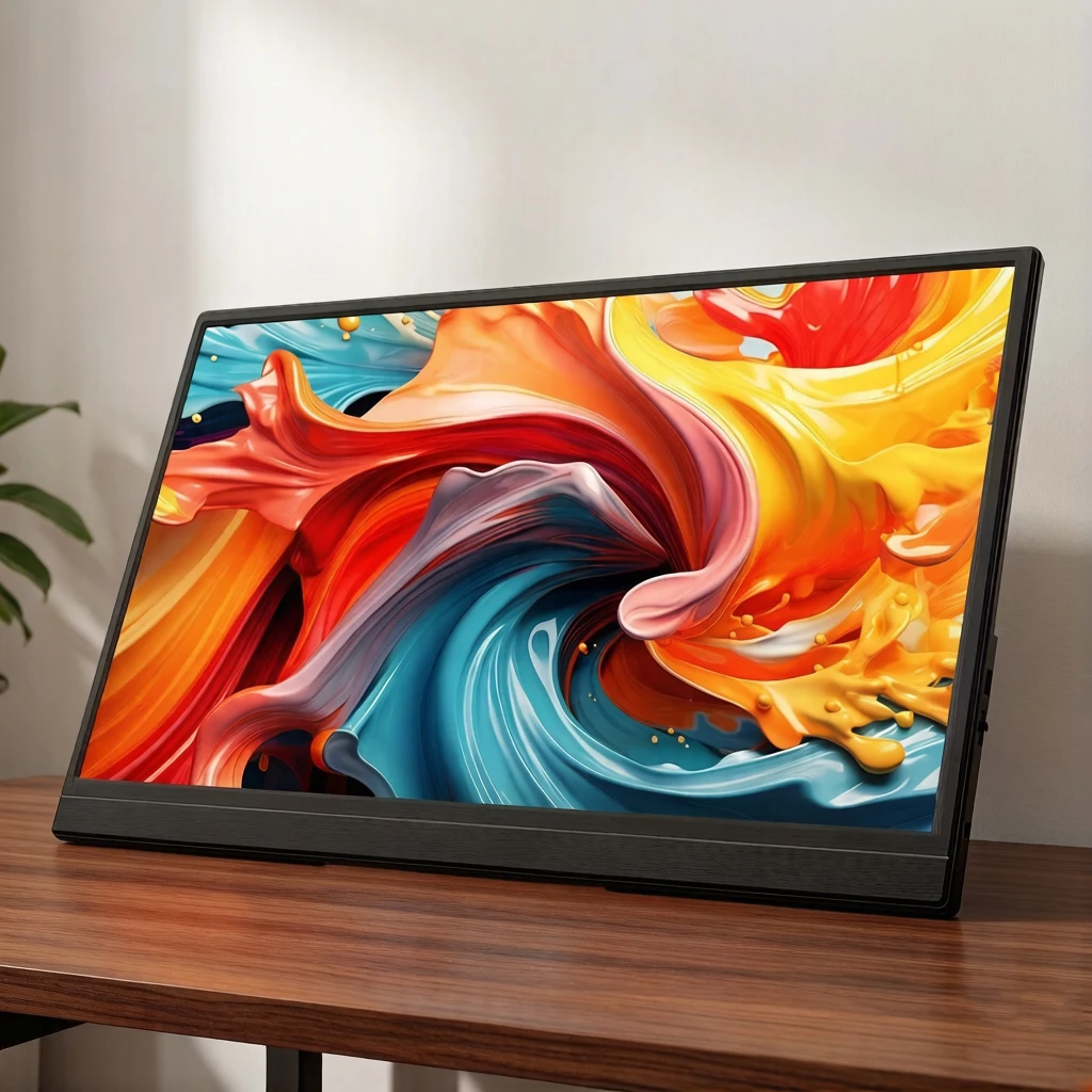 NEW OEM Slim 15.6" Portable Monitor FHD 1080P IPS Eye-Care Screen Portable Monitor for Gaming Travel Display