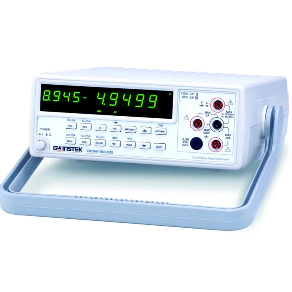 GW INSTEK GDM-8245 Industrial Use Bench Digital Multimeter Metal Housing Precision Voltage/Resistance/Current Measurement