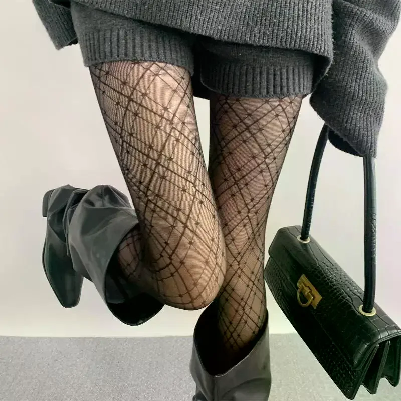 Fashion Semi Sheer Tights Thin Stretch Fit Slimming Sexy Pantyhose Women's Stockings Hosiery Stockings