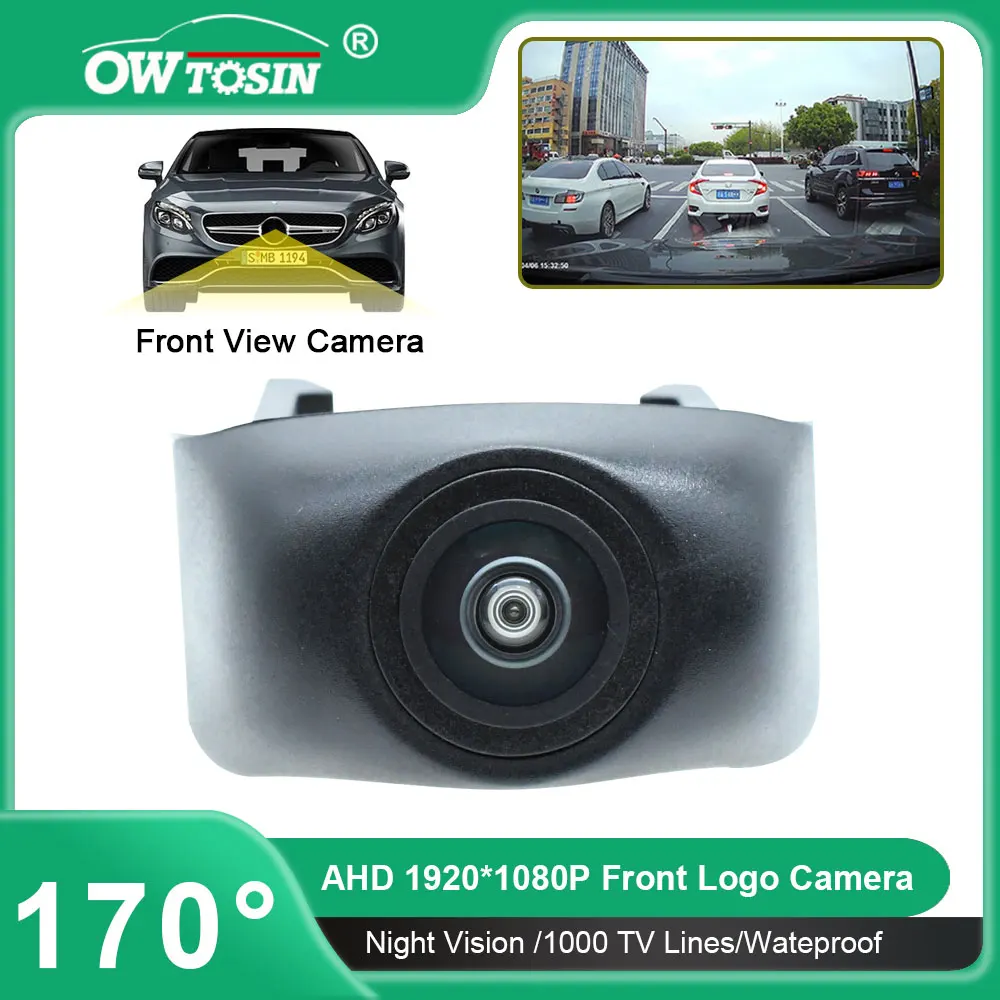 CVBS/AHD 1080P Fisheye Lens Vehicle Parking Car Camera For Lexus NX AZ10 NX200t NX300h 2015 2016 2017 Front Logo View Camera