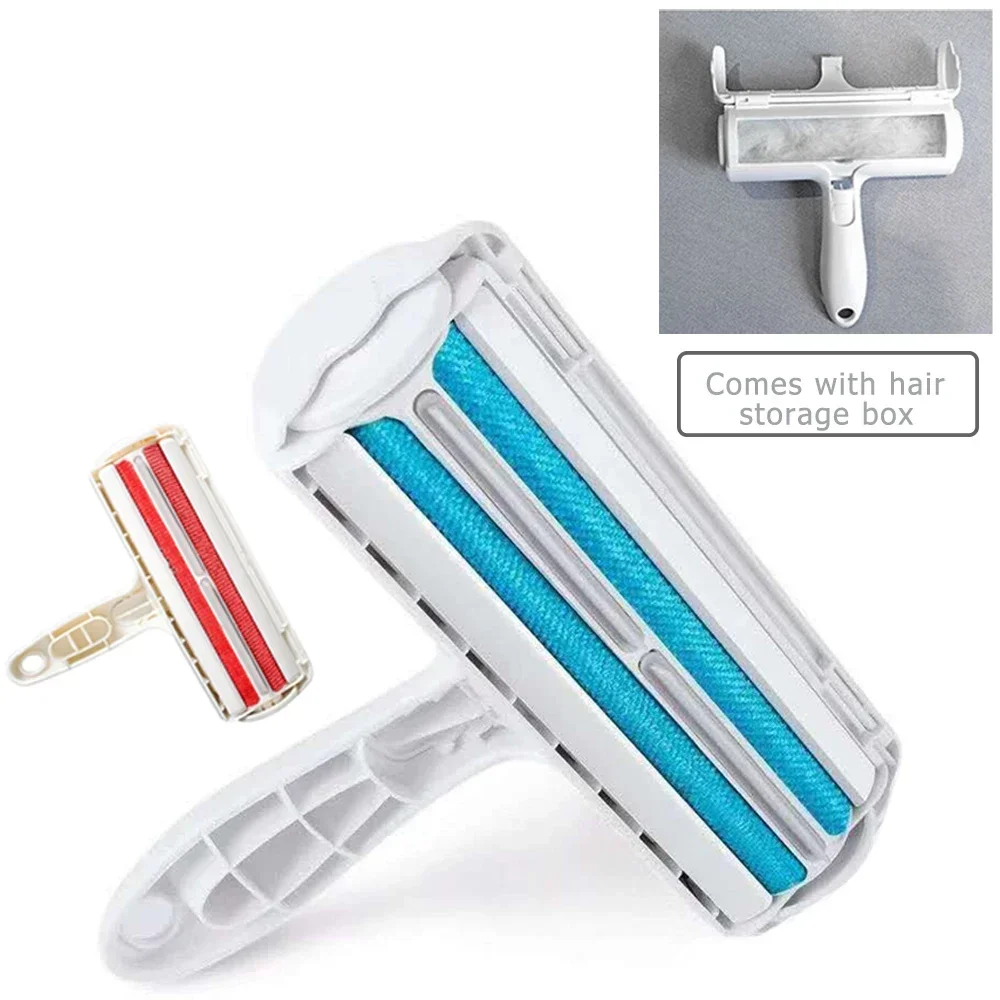 Pet Hair Remover Roller - Dog & Cat Fur Remover with Self-Cleaning Base - Efficient Animal Hair Removal Tool - Perfect for Furni