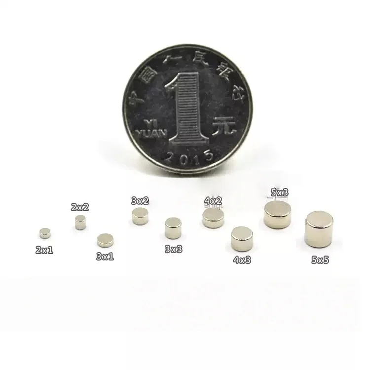 2x2mm Mini Small Round Magnets Can Be Flexibly Used for Refrigerator Attachment, Office Document Fixing and DIY Crafts 2x2mm