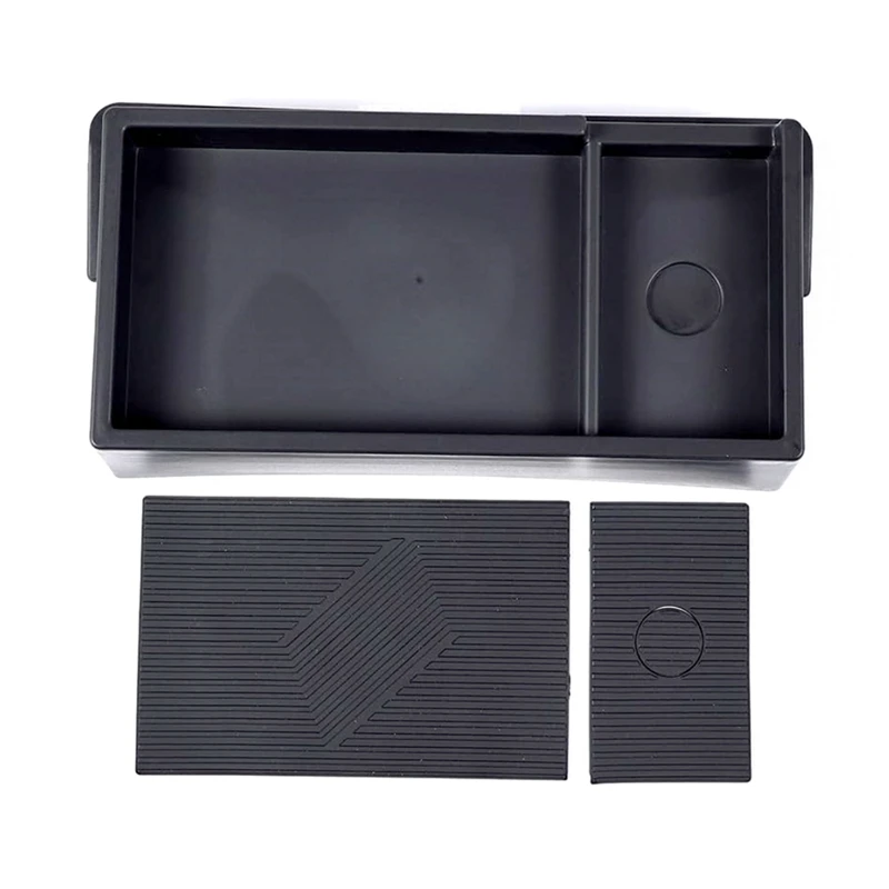 

Центральный лоток для хранения приборной панели для VW ID.7 ID7 2024, автомобильный навигационный экран, задний ящик для хранения, органайзер, вставка