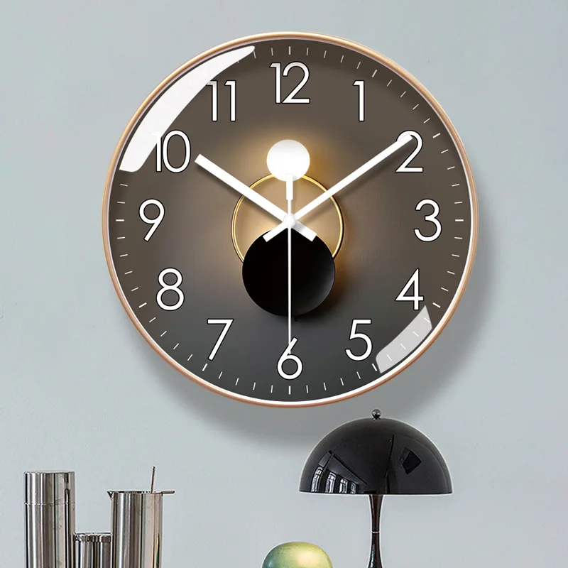 

Clock, Home Clock, Wall Clock, Living Room, Simple Nordic Fashion, Wall Watch, Modern and Luxury