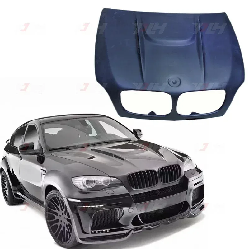 

Car Engine Hoods Bonnets For X6 E71 Bonnet Upgrade to Haman Style Resin Hood 2008-2014year