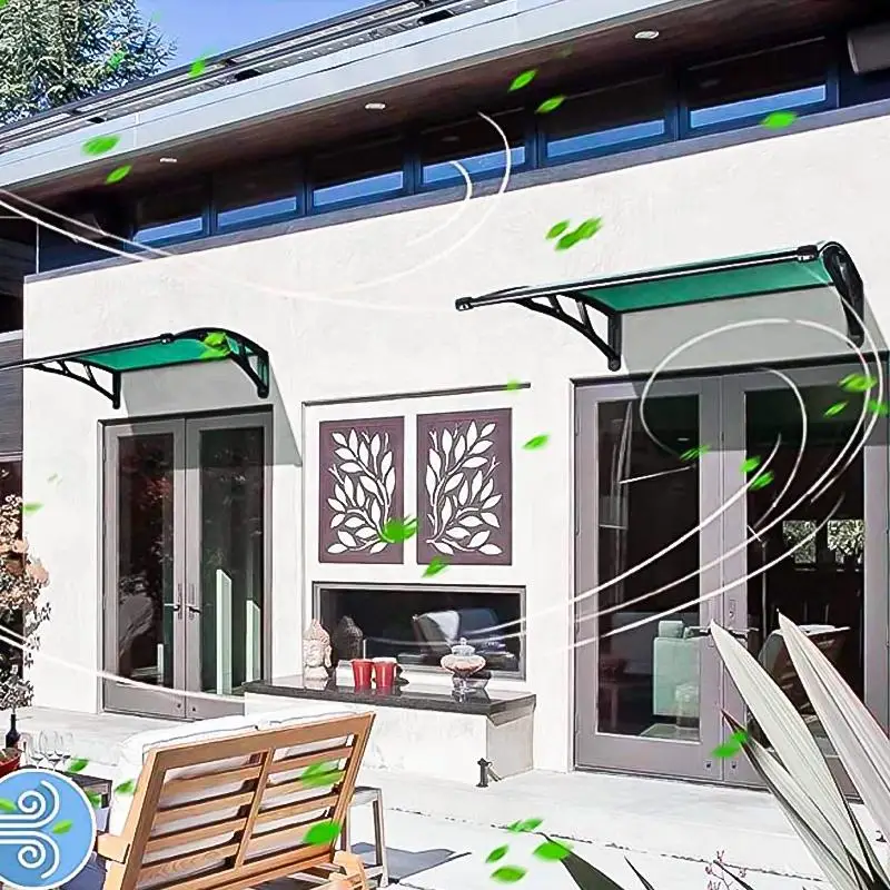 Classic Style Shop Front Door Canopy Awning Metal Entrance Door Canopy view 3