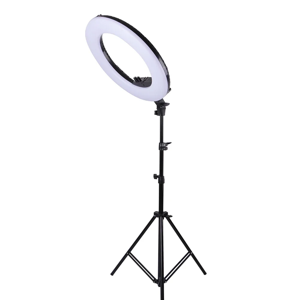 3161 LED Ring Light with Stand, 96W 18 inch ring light  Dimmable Bi-Color 3200K-5600K CRI with Special Scenes Effect