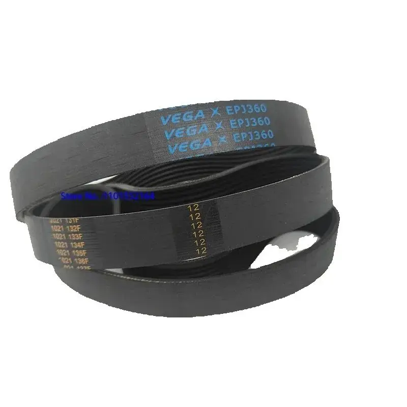 1\2PCS  V-Belt EPJ360 5/6/7/8 Ribs Rubber Belt