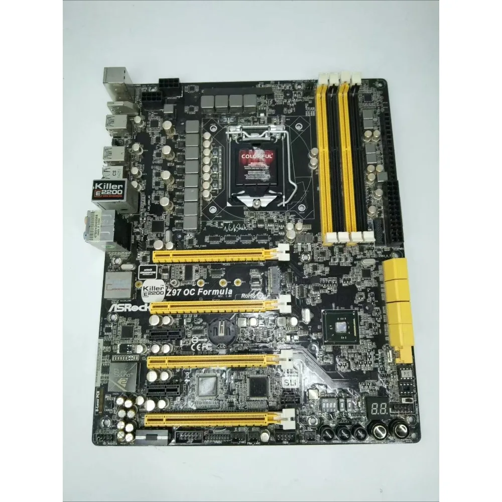 

Placa base Z97 oc Formula LGA 1150 DDR3 USB 3,0 3xPCI Express 3,0 ATX para núcleo de 5ª generación i7/i5