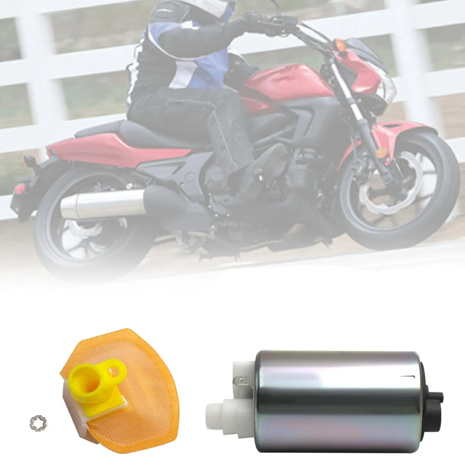 Motorcycle Fuel Pump Sturdy Easy to Install Replaces for Honda 16700-mjp-g51 NC750 NC750x/S 16700-mjs-j71 CBR500R 2013-2018