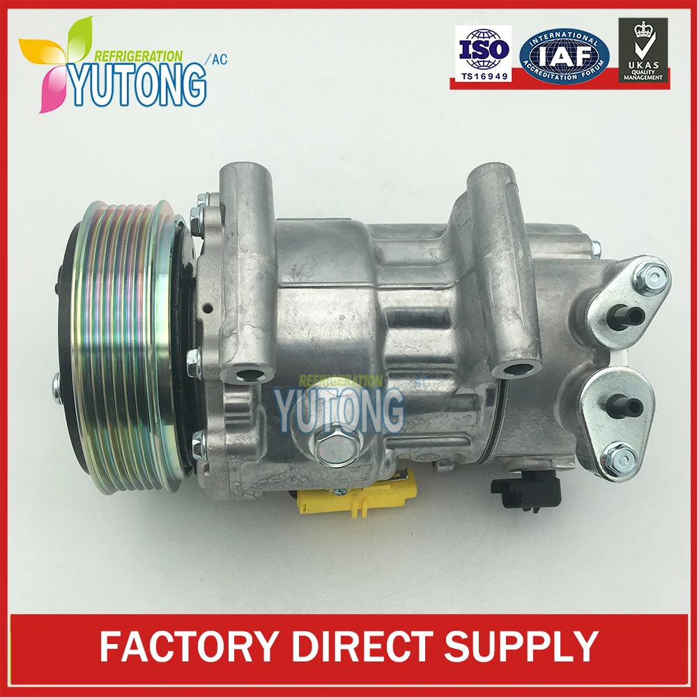 For peugeot 308 air conditioning compressor for Peugeot 307 807 406 607 f/Citroen C4/9651911480/6453QL/9671216780