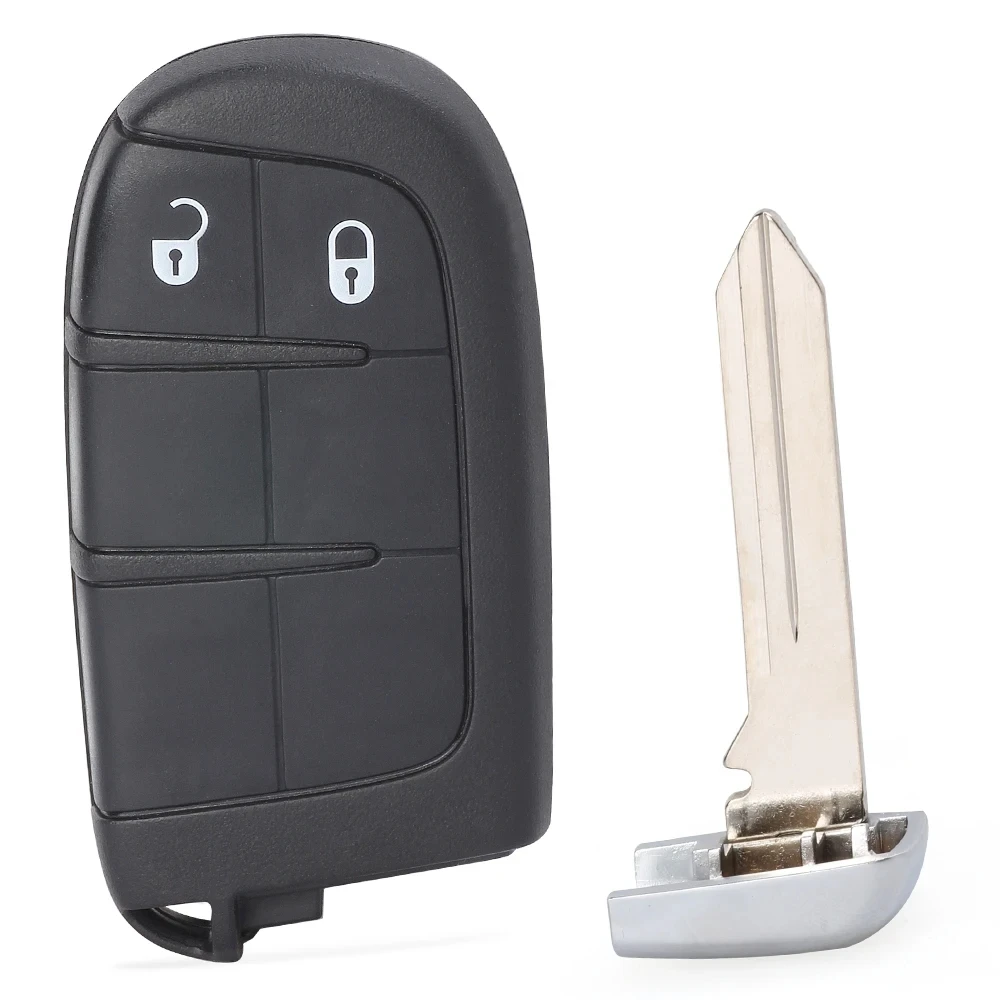 KEYECU OEM Keyless Remote Smart Proximity Key Fob 2Button 433MHz PCF7945 for EUROPEAN FIAT FREEMONT 2011-2016 FCC: M3N-40821302