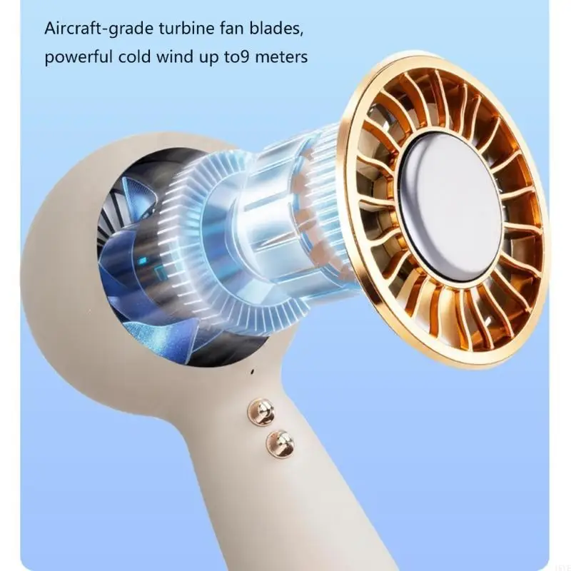  Fast Speed 2000mAh USB Powered Mini Fan Quiet Operation ABS Material for Office Home