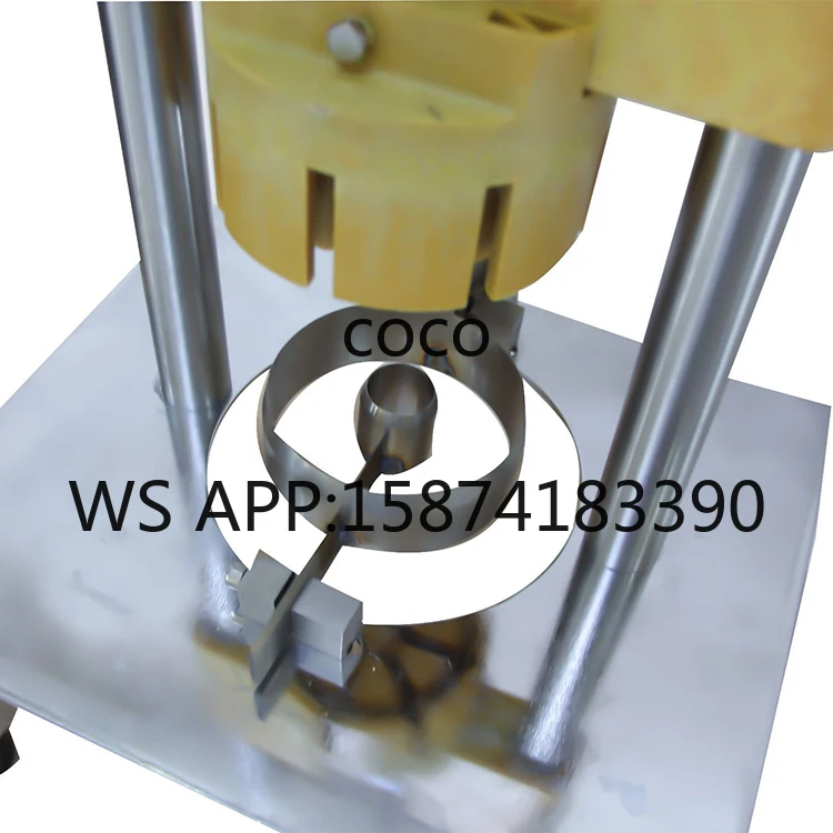 High-Speed Commercial Pineapple Peeler & Fruit Slicer with Bearing Core for Farm Industries, Hot Sale
